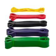 Resistance Band Loop Set of 5 Heavy Duty Gym Yoga Workout V63-827781