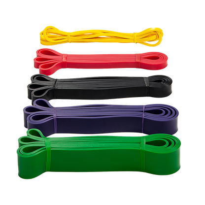 Resistance Band Loop Set of 5 Heavy Duty Gym Yoga Workout V63-827781
