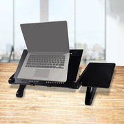 Aluminium Alloy Folding Laptop Stand Desk Table with Mouse Tray V63-827821