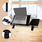 Aluminium Alloy Folding Laptop Stand Desk Table with Mouse Tray V63-827821