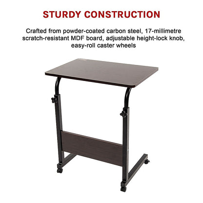 Mobile Laptop Desk Bed Stand Computer Table Adjustable Notebook Bedside Table V63-827831