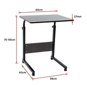 Mobile Laptop Desk Bed Stand Computer Table Adjustable Notebook Bedside Table V63-827831