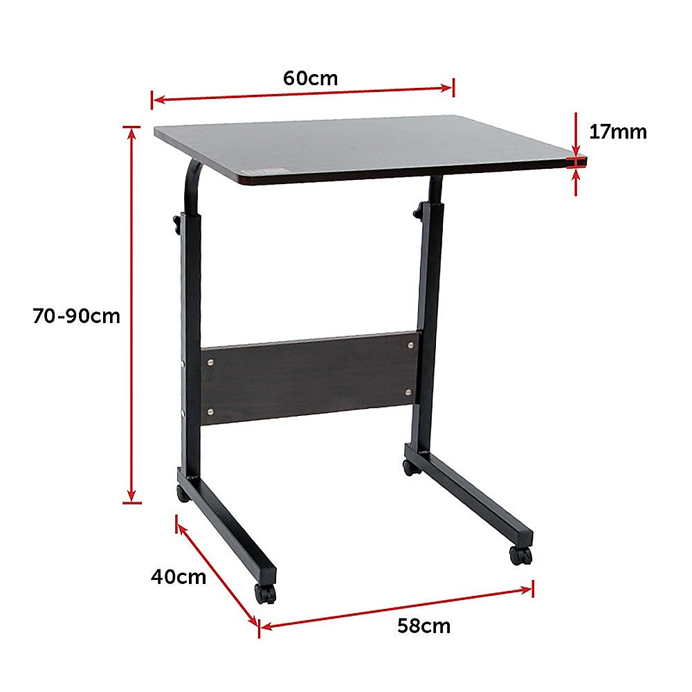 Mobile Laptop Desk Bed Stand Computer Table Adjustable Notebook Bedside Table V63-827831