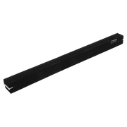 2.4m (8FT) Gymnastics Folding Balance Beam Black Synthetic Suede