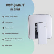 Shower Bath Mixer Tap Bathroom WATERMARK Approved - Chrome V63-827881