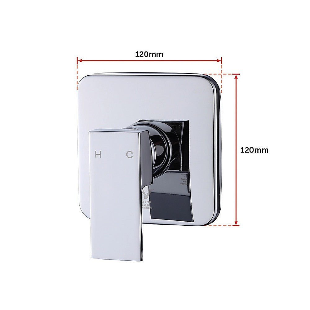 Shower Bath Mixer Tap Bathroom WATERMARK Approved - Chrome V63-827881
