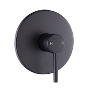 Shower Bath Mixer Tap Bathroom Electroplated Matte Black V63-827911