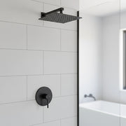 Shower Bath Mixer Tap Bathroom Electroplated Matte Black V63-827911