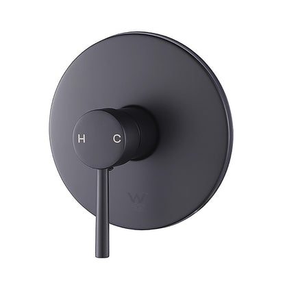 Shower Bath Mixer Tap Bathroom Electroplated Matte Black V63-827911