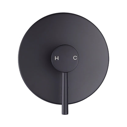 Shower Bath Mixer Tap Bathroom Electroplated Matte Black V63-827911