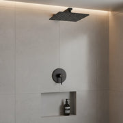 Shower Bath Mixer Tap Bathroom Electroplated Matte Black V63-827911