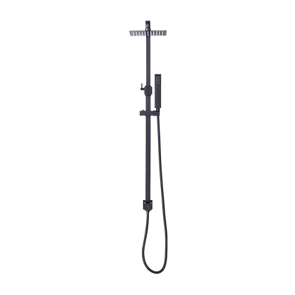 WELS 8" Rain Shower Head Set Square Dual Heads Faucet High Pressure Hand Held V63-827941