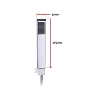 WELS 8" Rain Shower Head Set Square Dual Heads Faucet High Pressure With Mixer V63-828011
