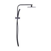 WELS 8" Rain Shower Head Set Square Dual Heads Faucet High Pressure Hand Held V63-828041