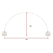 3x4m Full Set Balloon Arch Column Kit Floor Base Stand For Wedding & Party V63-828081