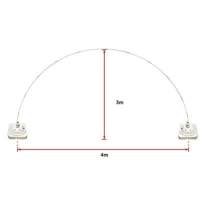 3x4m Full Set Balloon Arch Column Kit Floor Base Stand For Wedding & Party V63-828081