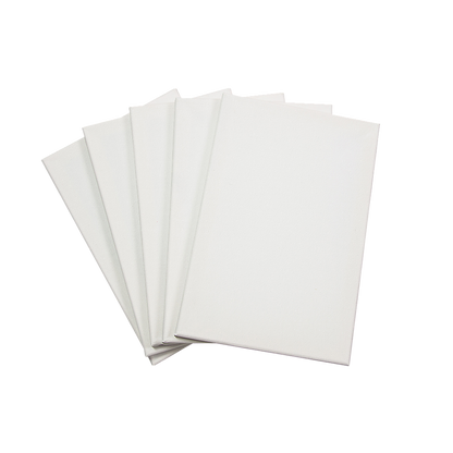 5 pack of 20x30cm Artist Blank Stretched Canvas Canvases Art Large White Range Oil Acrylic Wood V63-828091