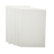 5 pack of 20x30cm Artist Blank Stretched Canvas Canvases Art Large White Range Oil Acrylic Wood V63-828091