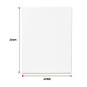 5 pack of 20x30cm Artist Blank Stretched Canvas Canvases Art Large White Range Oil Acrylic Wood V63-828091