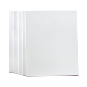 5 pack of 50x60cm Artist Blank Stretched Canvas Canvases Art Large White Range Oil Acrylic Wood V63-828101
