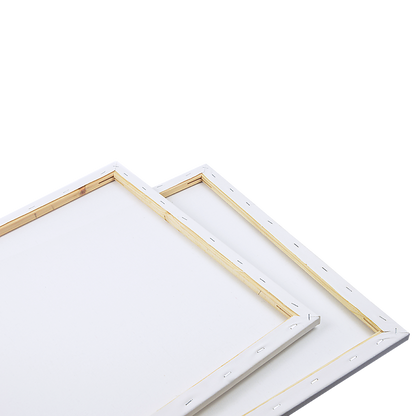 5 pack of 50x60cm Artist Blank Stretched Canvas Canvases Art Large White Range Oil Acrylic Wood V63-828101