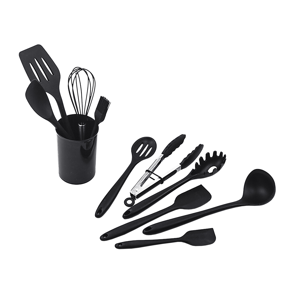 11pcs Kitchen Utensil Set Silicone Heat-Resistant Non-Stick Kitchen Utensils kit V63-828121