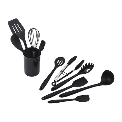 11pcs Kitchen Utensil Set Silicone Heat-Resistant Non-Stick Kitchen Utensils kit V63-828121