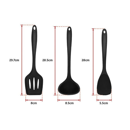 11pcs Kitchen Utensil Set Silicone Heat-Resistant Non-Stick Kitchen Utensils kit V63-828121