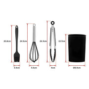 11pcs Kitchen Utensil Set Silicone Heat-Resistant Non-Stick Kitchen Utensils kit V63-828121