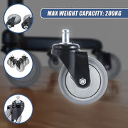 5x Office Chair Caster Wheels Set - Heavy Duty Universal Replacement for All Floors V63-828141