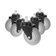 5x Office Chair Caster Wheels Set - Heavy Duty Universal Replacement for All Floors V63-828141