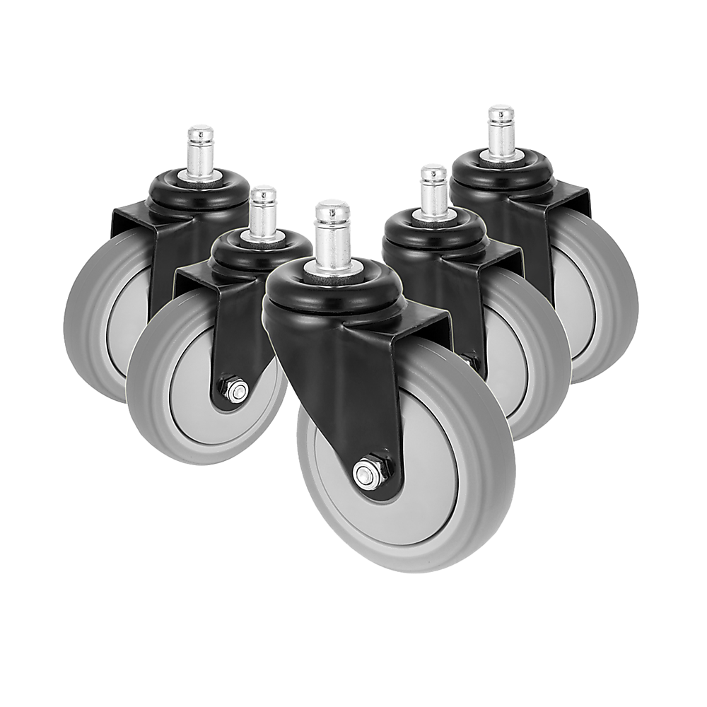 5x Office Chair Caster Wheels Set - Heavy Duty Universal Replacement for All Floors V63-828141