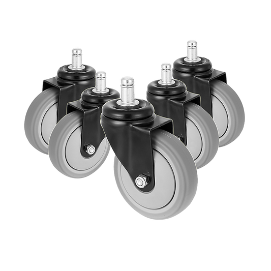 5x Office Chair Caster Wheels Set - Heavy Duty Universal Replacement for All Floors V63-828141