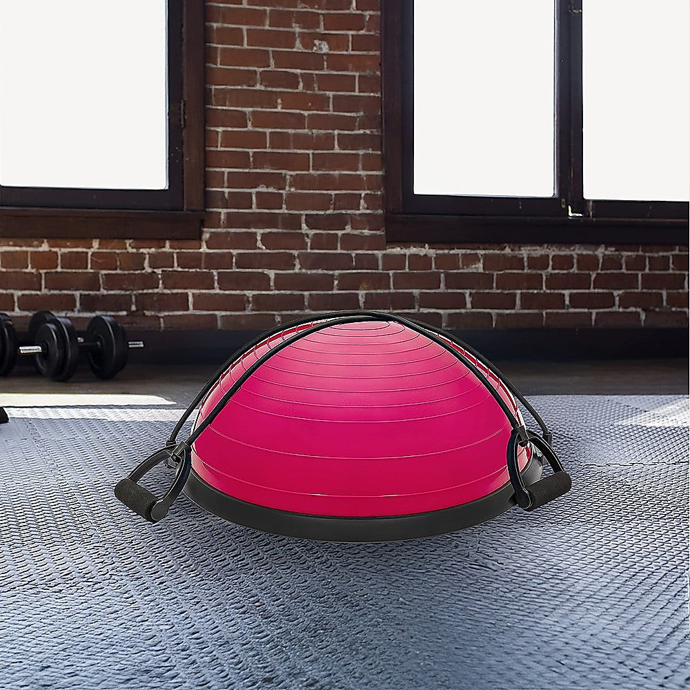 Yoga Balance Trainer Exercise Ball for Arm, Leg, Core Workout with Pump, 2 Resistance Bands V63-828181