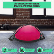 Yoga Balance Trainer Exercise Ball for Arm, Leg, Core Workout with Pump, 2 Resistance Bands V63-828181