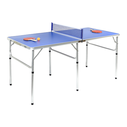 152cm Portable Tennis Table, Folding Ping Pong Table Game Set V63-828191