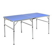 152cm Portable Tennis Table, Folding Ping Pong Table Game Set V63-828191