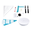 164Pcs Cake Decorating Kit Turntable Rotating Baking Flower Icing Piping Nozzles V63-828201