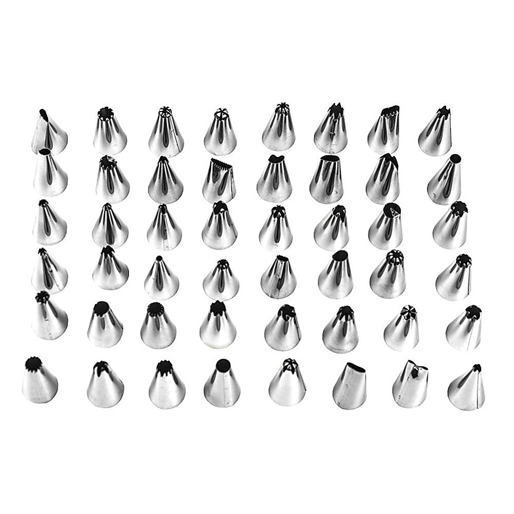 164Pcs Cake Decorating Kit Turntable Rotating Baking Flower Icing Piping Nozzles V63-828201