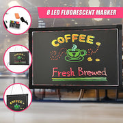 40x60cm LED Drawing Writing Board Fluorescent Light Up Sensory Play V63-828211