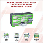 22 Multi Drawer Parts Storage Cabinet Unit Organiser Home Garage Tool Box V63-828221