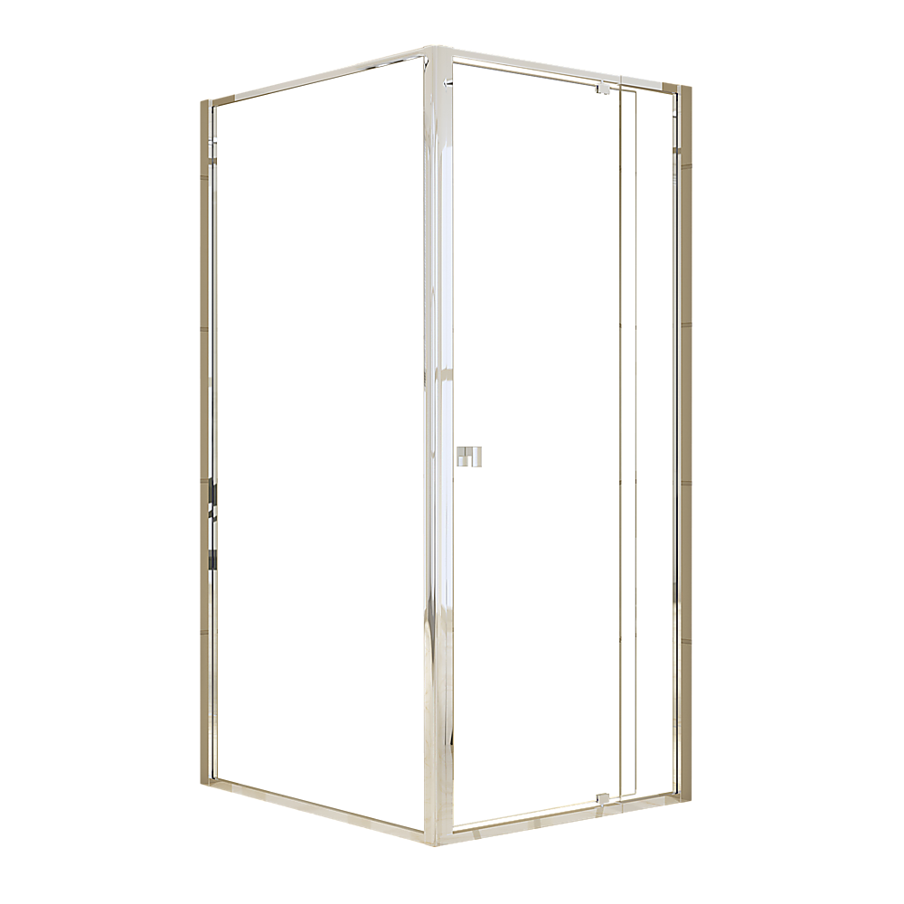 Semi Frameless Shower Screen (82~90)x 195cm & (98~101)x 195cm Side AS/NZS Glass V63-828641