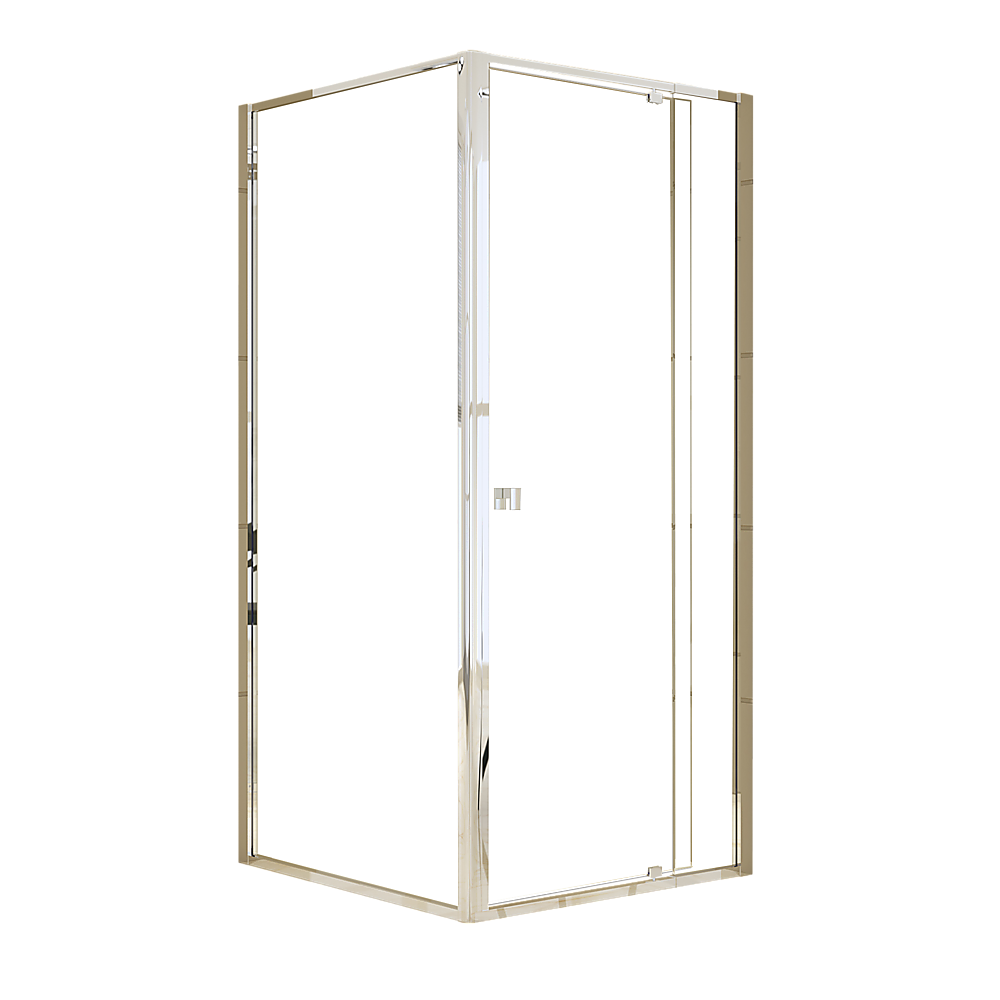Semi Frameless Shower Screen (82~90)x 195cm & (77~80)x 195cm Side AS/NZS Glass V63-828701