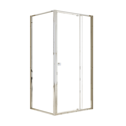 Semi Frameless Shower Screen (98~106)x 195cm & (77~80)x 195cm Side AS/NZS Glass V63-828721