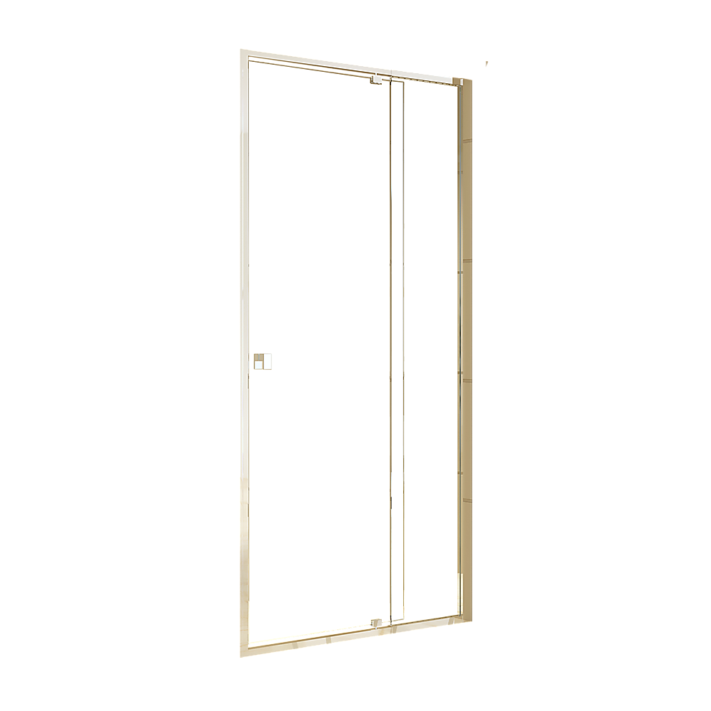 Adjustable Semi Frameless Shower Screen (98~106) x 195cm Australian Safety Glass V63-828741