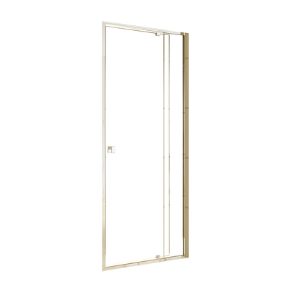 Adjustable Semi Frameless Shower Screen (82~90) x 195cm Australian Safety Glass V63-828751
