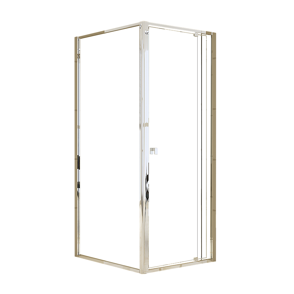 Semi Frameless Shower Screen (74~82)x 195cm & (89~92)x 195cm Side AS/NZS Glass V63-828771