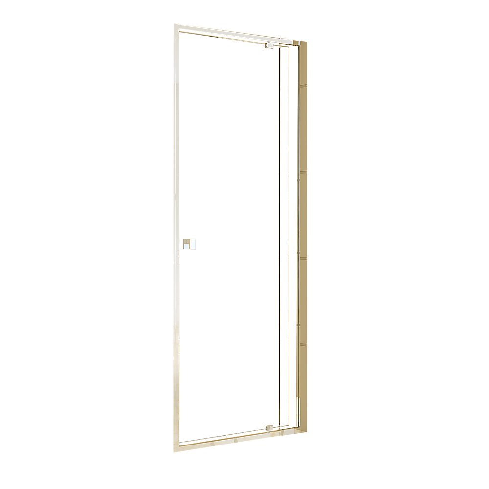 Adjustable Semi Frameless Shower Screen (74~82) x 195cm Australian Safety Glass V63-828791