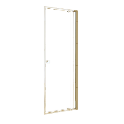 Adjustable Semi Frameless Shower Screen (74~82) x 195cm Australian Safety Glass V63-828791