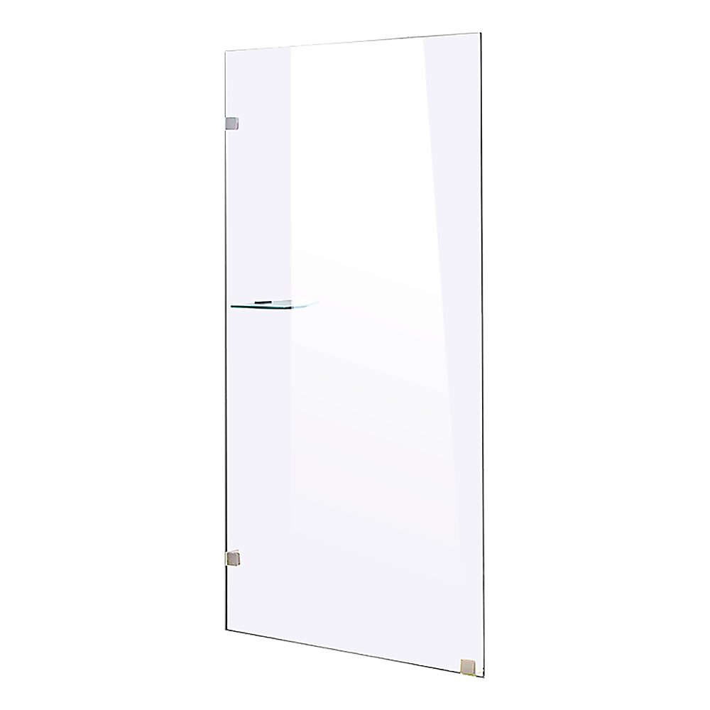 700 x 2000mm Frameless 10mm Safety Glass Shower Screen V63-828861
